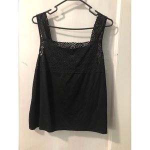 Black Lacey Top